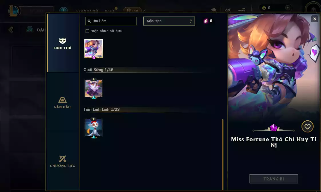 MissFortune Tí Nị Tím