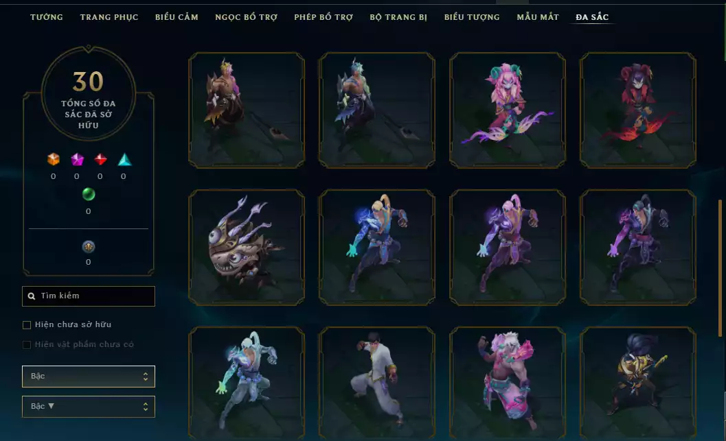 Ảnh Main Quốc Dân Nhiều Skin Đẹp + TFT Ezreal Học Viện Chiến Binh + Chưởng Lực