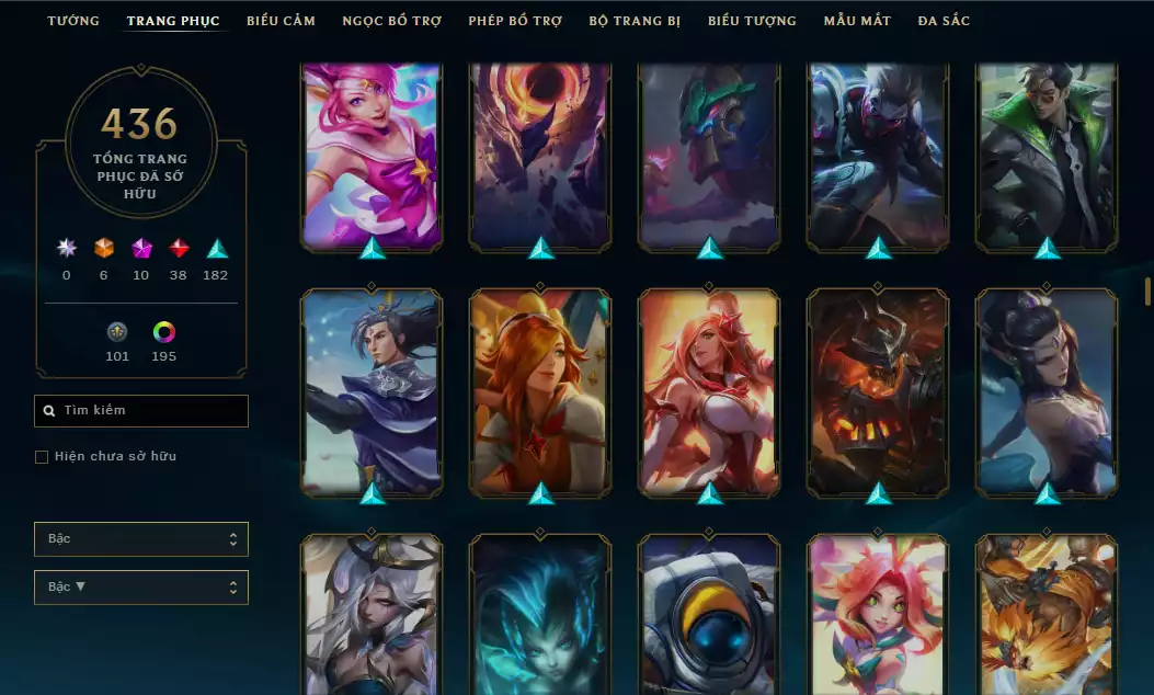 Ảnh ( 8 Hàng Hiệu ) - Riven 700k TT - FULL Bộ Skin Loạn Thế Thần Binh + Khung - 198 Đa Sắc - TFT Gwen + Tristana Tí nị Thường + Nhiều Pet 3 sao