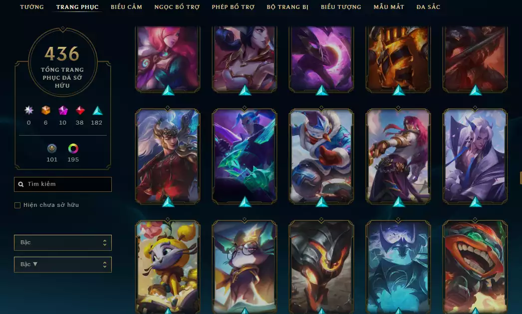 Ảnh ( 8 Hàng Hiệu ) - Riven 700k TT - FULL Bộ Skin Loạn Thế Thần Binh + Khung - 198 Đa Sắc - TFT Gwen + Tristana Tí nị Thường + Nhiều Pet 3 sao