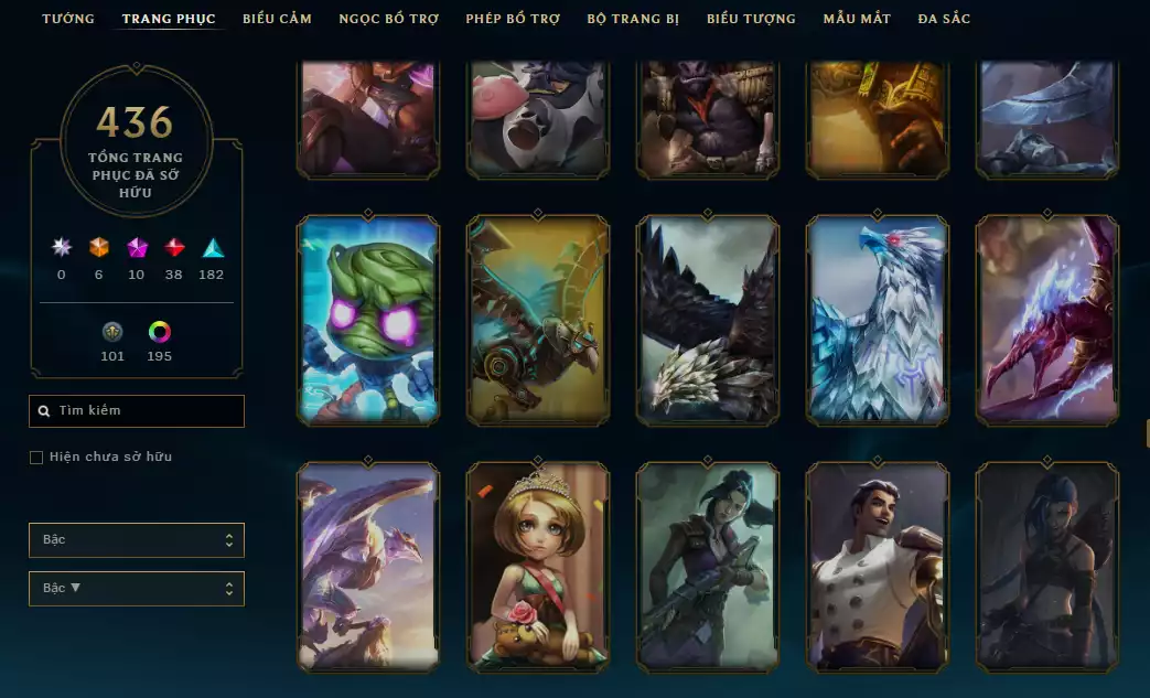 Ảnh ( 8 Hàng Hiệu ) - Riven 700k TT - FULL Bộ Skin Loạn Thế Thần Binh + Khung - 198 Đa Sắc - TFT Gwen + Tristana Tí nị Thường + Nhiều Pet 3 sao