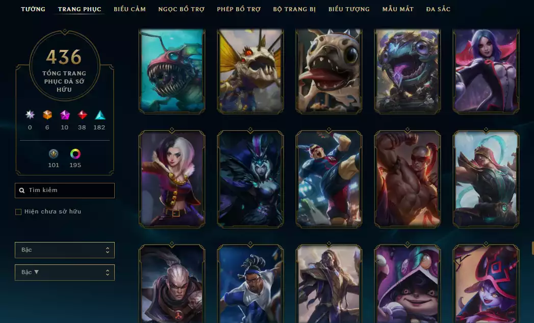 Ảnh ( 8 Hàng Hiệu ) - Riven 700k TT - FULL Bộ Skin Loạn Thế Thần Binh + Khung - 198 Đa Sắc - TFT Gwen + Tristana Tí nị Thường + Nhiều Pet 3 sao