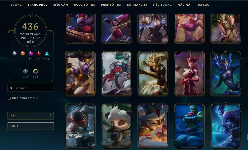 Ảnh ( 8 Hàng Hiệu ) - Riven 700k TT - FULL Bộ Skin Loạn Thế Thần Binh + Khung - 198 Đa Sắc - TFT Gwen + Tristana Tí nị Thường + Nhiều Pet 3 sao