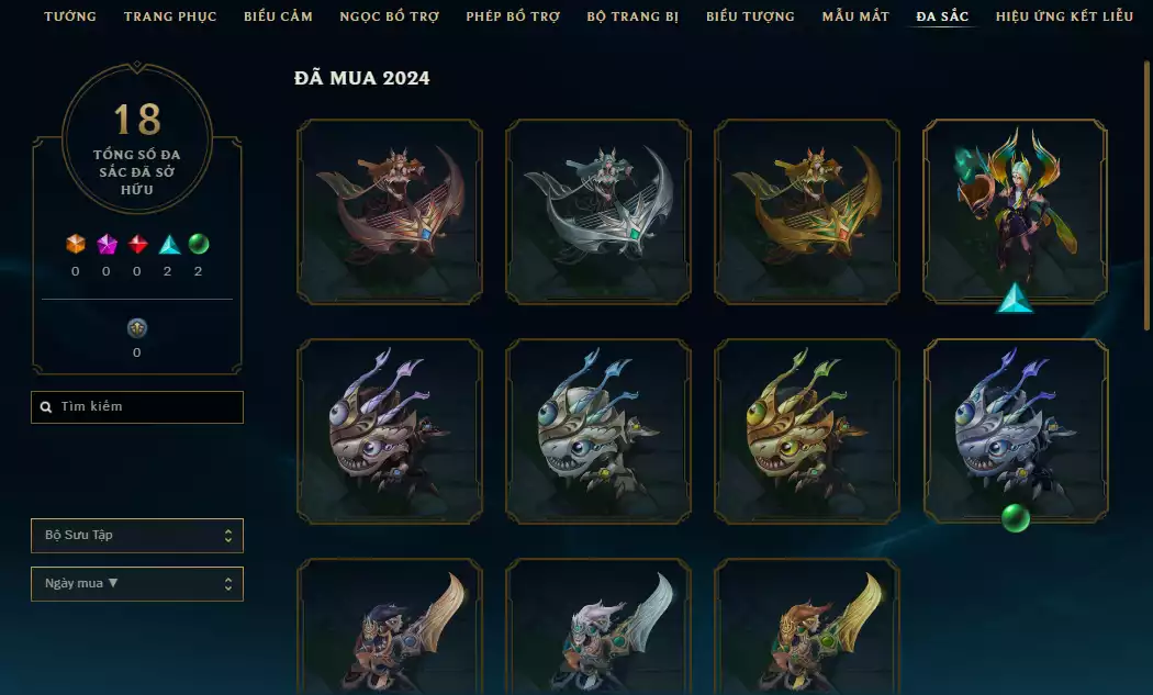 Ảnh ( 2 Hàng Hiệu )Khung  Đại Sảnh Quỷ Vương Bất Tử + Nhiều Skin Đẹp + TFT Ezreal tí nị thường