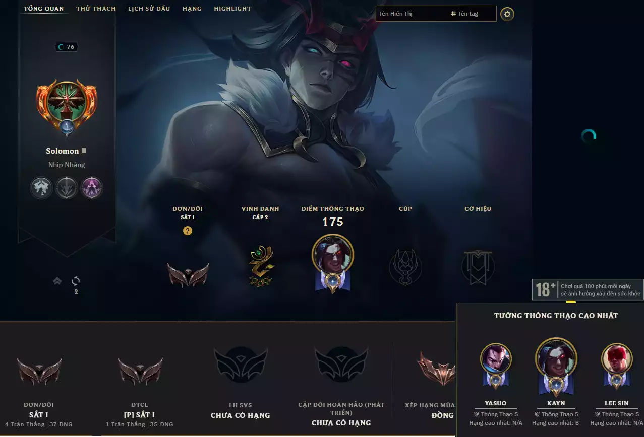 Main Kayn Nhiều Skin Đẹp