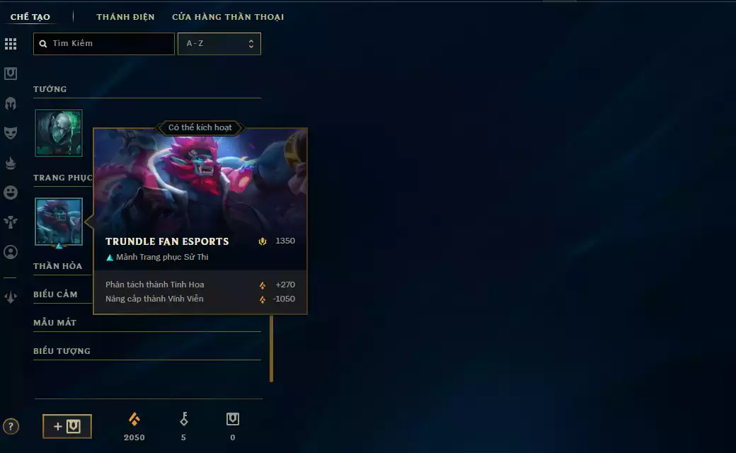 Ảnh Main Nữ Nhiều Skin Đẹp + Đa Sắc - Nhiều Skin Hiếm - Riot k9 nasus - TFT Pengu Coslay Ys Tím