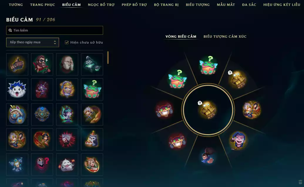 Ảnh Main Nữ Nhiều Skin Đẹp + Đa Sắc - Nhiều Skin Hiếm - Riot k9 nasus - TFT Pengu Coslay Ys Tím