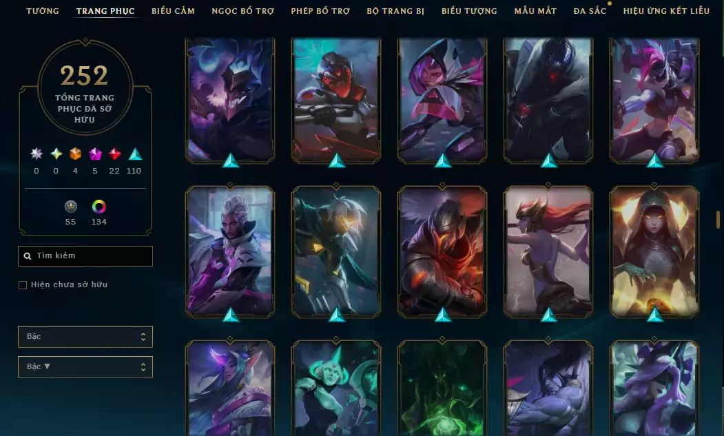 Ảnh Rank Elo Cao - Nhiều Skin Đẹp - Leona Tinh Thể Pha Lê - TFT dư 160 Kỉ Vật Kho Báu ( 1 Hàng Hiệu ) - 137 Đa Sắc