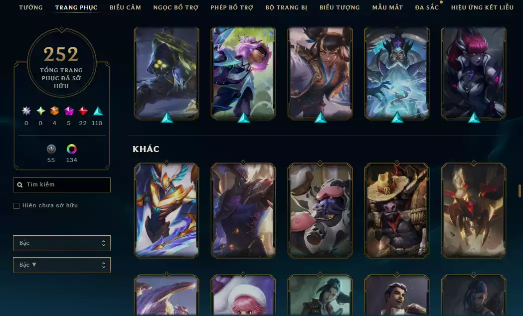 Ảnh Rank Elo Cao - Nhiều Skin Đẹp - Leona Tinh Thể Pha Lê - TFT dư 160 Kỉ Vật Kho Báu ( 1 Hàng Hiệu ) - 137 Đa Sắc