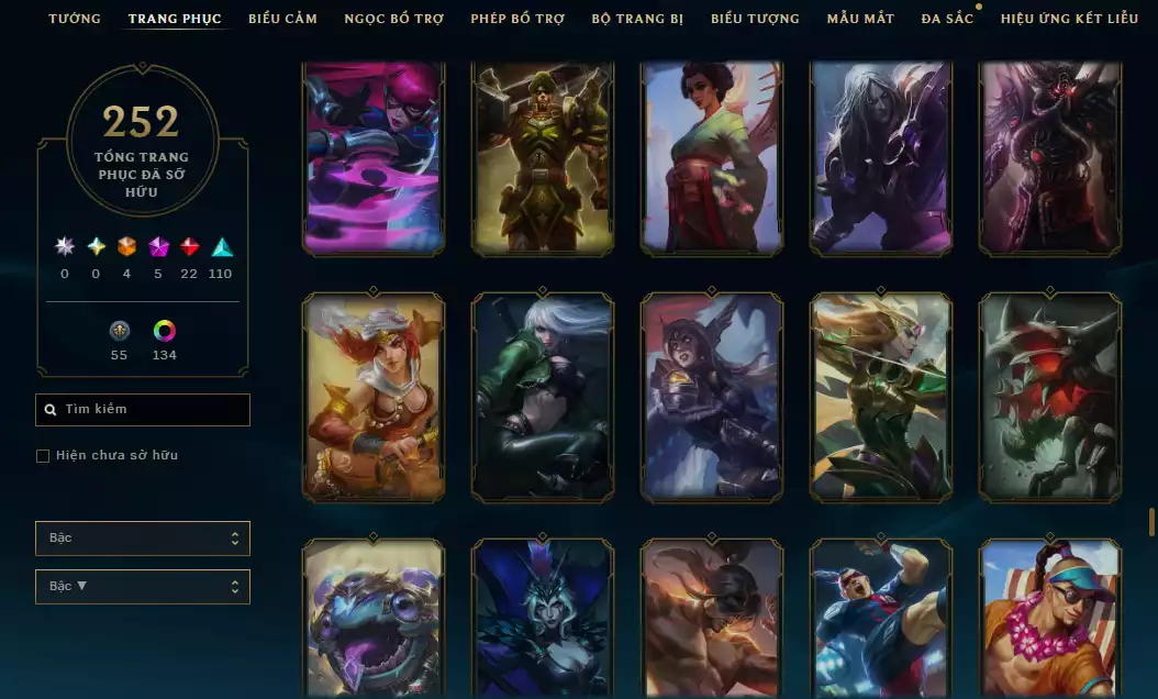 Ảnh Rank Elo Cao - Nhiều Skin Đẹp - Leona Tinh Thể Pha Lê - TFT dư 160 Kỉ Vật Kho Báu ( 1 Hàng Hiệu ) - 137 Đa Sắc