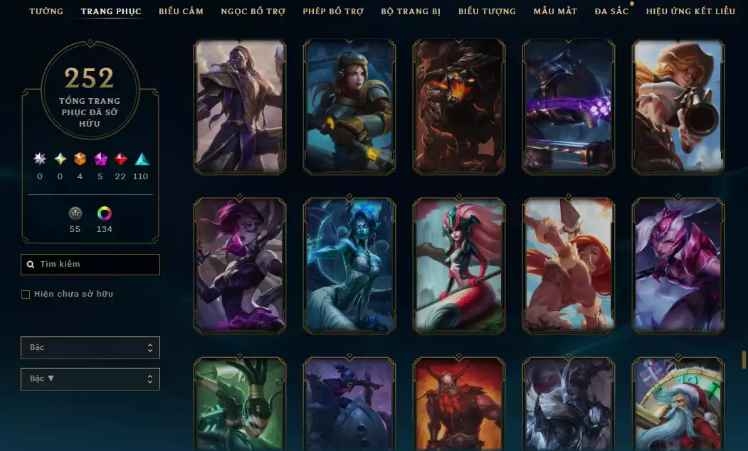 Ảnh Rank Elo Cao - Nhiều Skin Đẹp - Leona Tinh Thể Pha Lê - TFT dư 160 Kỉ Vật Kho Báu ( 1 Hàng Hiệu ) - 137 Đa Sắc