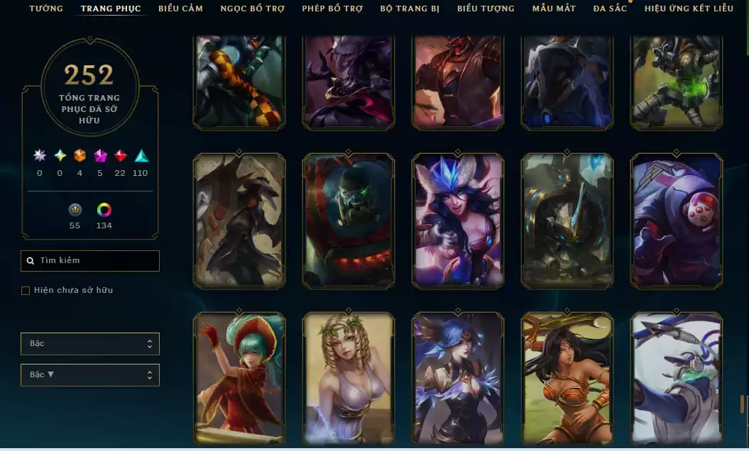 Ảnh Rank Elo Cao - Nhiều Skin Đẹp - Leona Tinh Thể Pha Lê - TFT dư 160 Kỉ Vật Kho Báu ( 1 Hàng Hiệu ) - 137 Đa Sắc
