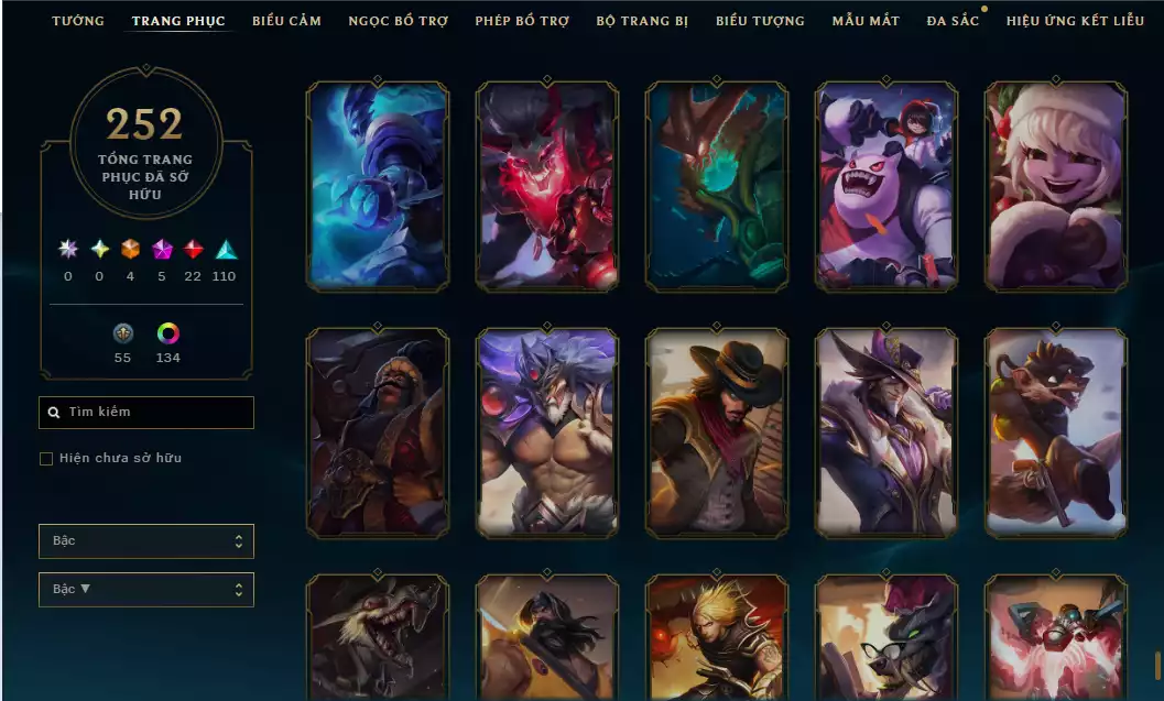 Ảnh Rank Elo Cao - Nhiều Skin Đẹp - Leona Tinh Thể Pha Lê - TFT dư 160 Kỉ Vật Kho Báu ( 1 Hàng Hiệu ) - 137 Đa Sắc