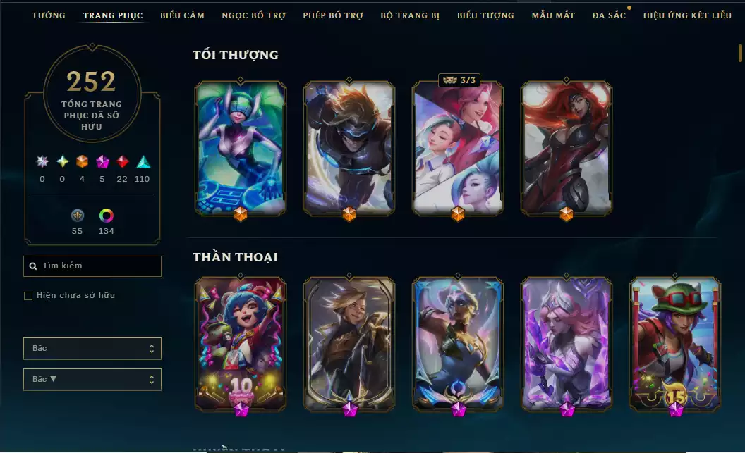 Ảnh Rank Elo Cao - Nhiều Skin Đẹp - Leona Tinh Thể Pha Lê - TFT dư 160 Kỉ Vật Kho Báu ( 1 Hàng Hiệu ) - 137 Đa Sắc