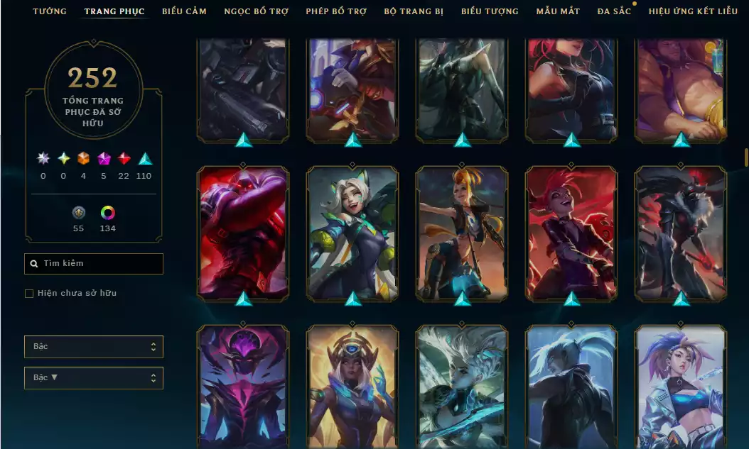 Ảnh Rank Elo Cao - Nhiều Skin Đẹp - Leona Tinh Thể Pha Lê - TFT dư 160 Kỉ Vật Kho Báu ( 1 Hàng Hiệu ) - 137 Đa Sắc