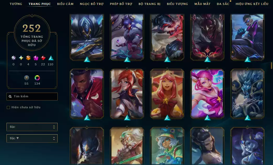 Ảnh Rank Elo Cao - Nhiều Skin Đẹp - Leona Tinh Thể Pha Lê - TFT dư 160 Kỉ Vật Kho Báu ( 1 Hàng Hiệu ) - 137 Đa Sắc
