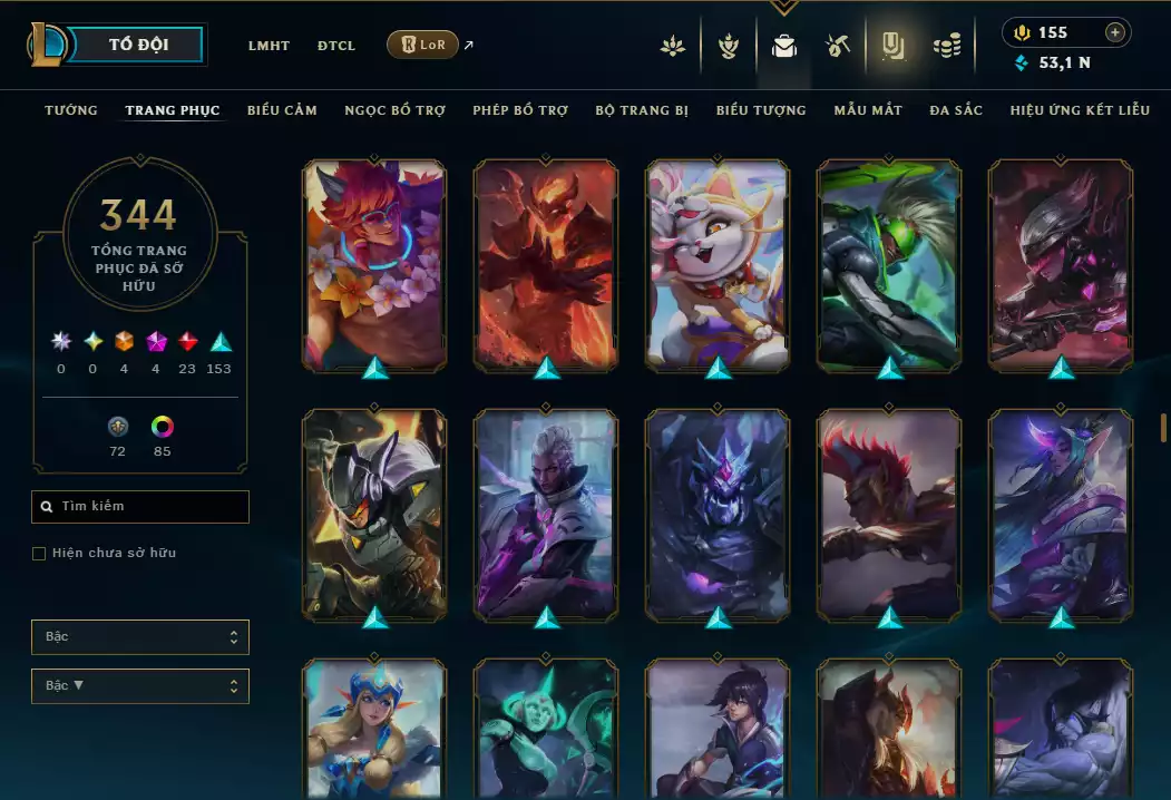 Ảnh ️🤹2 Hàng Hiệu - Nhiều Trang Phục Đẹp Mắt 🎮 - 239 Biểu Cảm - 56 Mẫu Mắt - TFT Dư 4k2 Pha Lê Xứ Sở