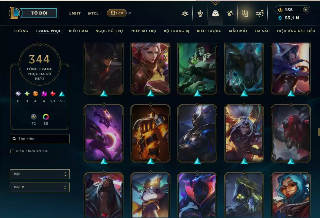 Ảnh ️🤹2 Hàng Hiệu - Nhiều Trang Phục Đẹp Mắt 🎮 - 239 Biểu Cảm - 56 Mẫu Mắt - TFT Dư 4k2 Pha Lê Xứ Sở