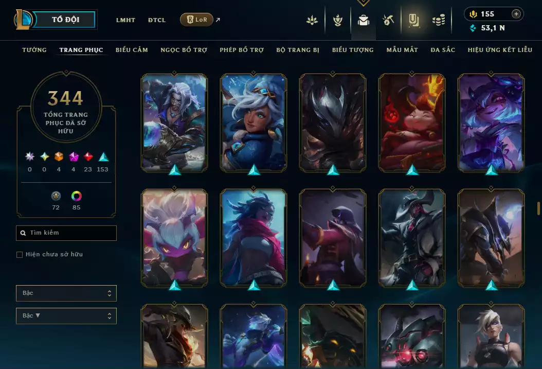 Ảnh ️🤹2 Hàng Hiệu - Nhiều Trang Phục Đẹp Mắt 🎮 - 239 Biểu Cảm - 56 Mẫu Mắt - TFT Dư 4k2 Pha Lê Xứ Sở