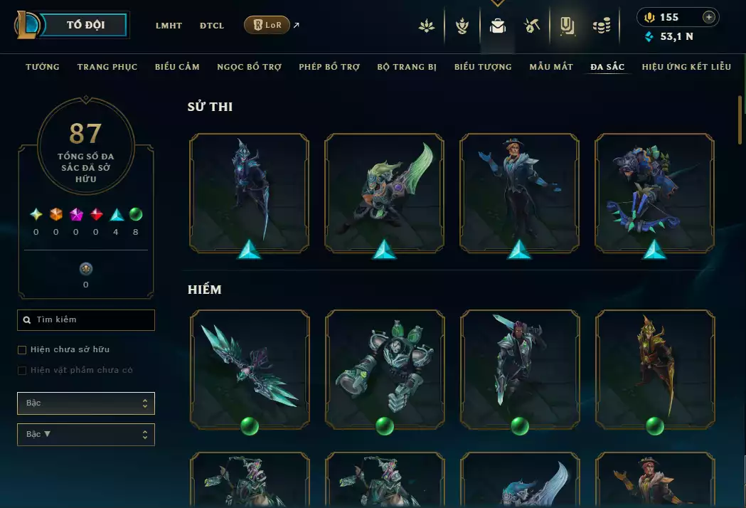 Ảnh ️🤹2 Hàng Hiệu - Nhiều Trang Phục Đẹp Mắt 🎮 - 239 Biểu Cảm - 56 Mẫu Mắt - TFT Dư 4k2 Pha Lê Xứ Sở