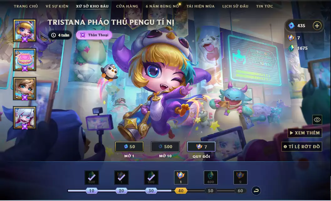 Ảnh ️️🤹1Hàng Hiệu - 435 Kỉ Vật Kho Báu TFT - Nhiều Trang Phục Đẹp - Oriana tí nị thường + nhiều pet khác