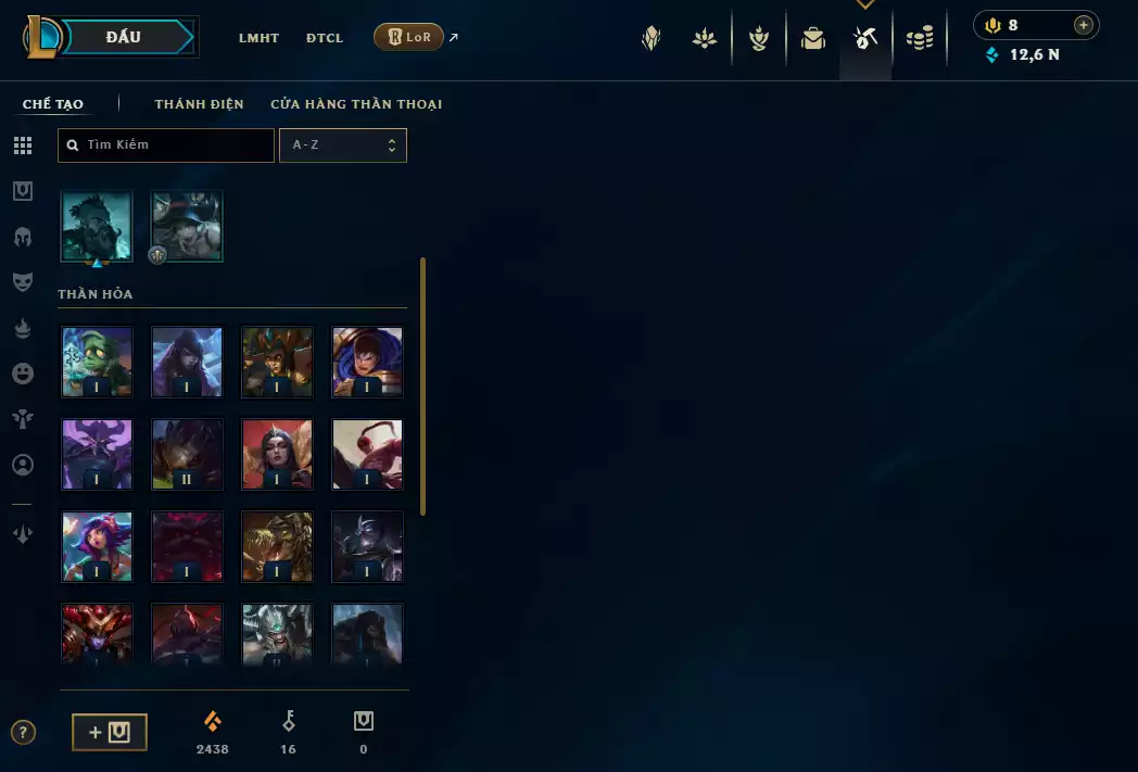Ảnh ( 5 HH) 3 Pet Tím ( IRELIA + LUX + WARWICK) -  3 Tí Nị Thường (Jinx Yone AShe ) + Poro Coslay Yone + Shiro  Kuro Cao Bồi - Nhiều Pet Khác + Nhiều Chưởng Lực + Sàn Đấu + Cổng Dịch Chuyển