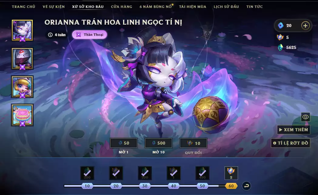 Ảnh ( 5 HH) 3 Pet Tím ( IRELIA + LUX + WARWICK) -  3 Tí Nị Thường (Jinx Yone AShe ) + Poro Coslay Yone + Shiro  Kuro Cao Bồi - Nhiều Pet Khác + Nhiều Chưởng Lực + Sàn Đấu + Cổng Dịch Chuyển