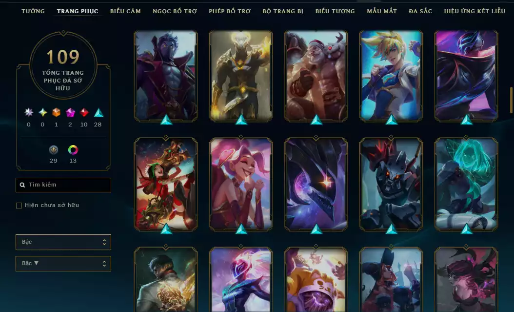 Ảnh Tài Khoản Cổ - Main Quốc Dân - Riven QQ 2012 - Skin Vinh Quang - Nhiều Skin Đẹp