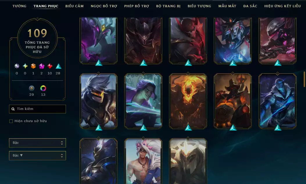 Ảnh Tài Khoản Cổ - Main Quốc Dân - Riven QQ 2012 - Skin Vinh Quang - Nhiều Skin Đẹp