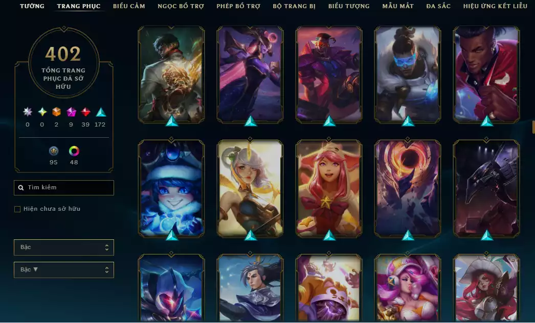 Ảnh ( Khách Đã Góp )( 4 Hàng Hiệu - 540 Mảnh Kỉ Vật Kho Báu )Main ADC ☄️ 515k Thông Thạo Kaisa - ( Skin Cổ Riven QQ 2012 - Riot Nasus k9..)