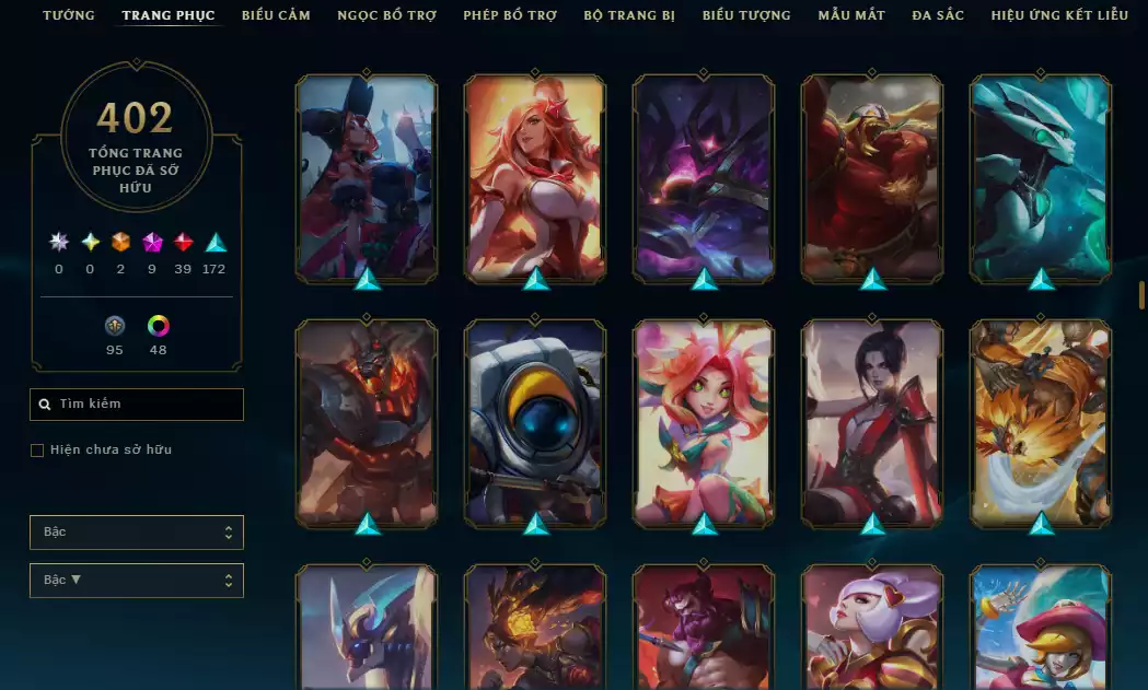 Ảnh ( Khách Đã Góp )( 4 Hàng Hiệu - 540 Mảnh Kỉ Vật Kho Báu )Main ADC ☄️ 515k Thông Thạo Kaisa - ( Skin Cổ Riven QQ 2012 - Riot Nasus k9..)