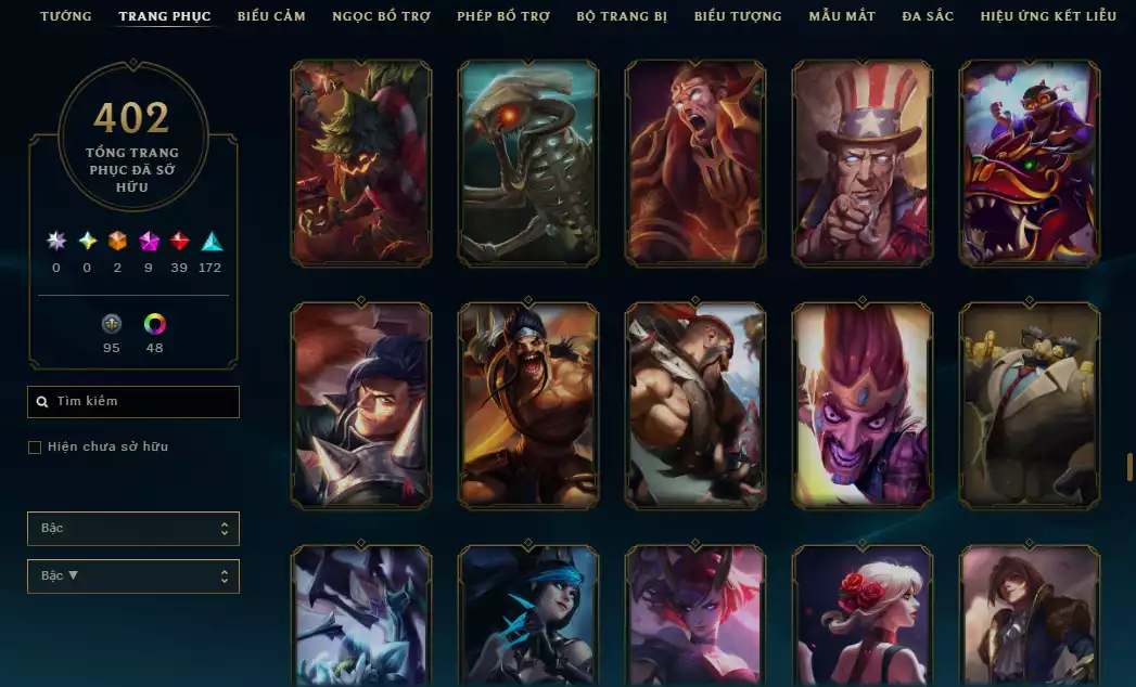 Ảnh ( Khách Đã Góp )( 4 Hàng Hiệu - 540 Mảnh Kỉ Vật Kho Báu )Main ADC ☄️ 515k Thông Thạo Kaisa - ( Skin Cổ Riven QQ 2012 - Riot Nasus k9..)