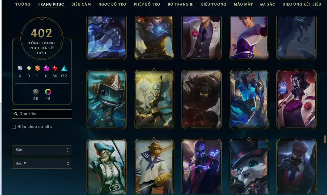 Ảnh ( Khách Đã Góp )( 4 Hàng Hiệu - 540 Mảnh Kỉ Vật Kho Báu )Main ADC ☄️ 515k Thông Thạo Kaisa - ( Skin Cổ Riven QQ 2012 - Riot Nasus k9..)