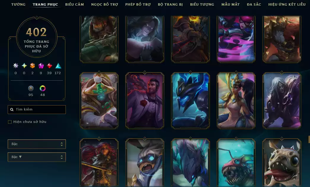 Ảnh ( Khách Đã Góp )( 4 Hàng Hiệu - 540 Mảnh Kỉ Vật Kho Báu )Main ADC ☄️ 515k Thông Thạo Kaisa - ( Skin Cổ Riven QQ 2012 - Riot Nasus k9..)