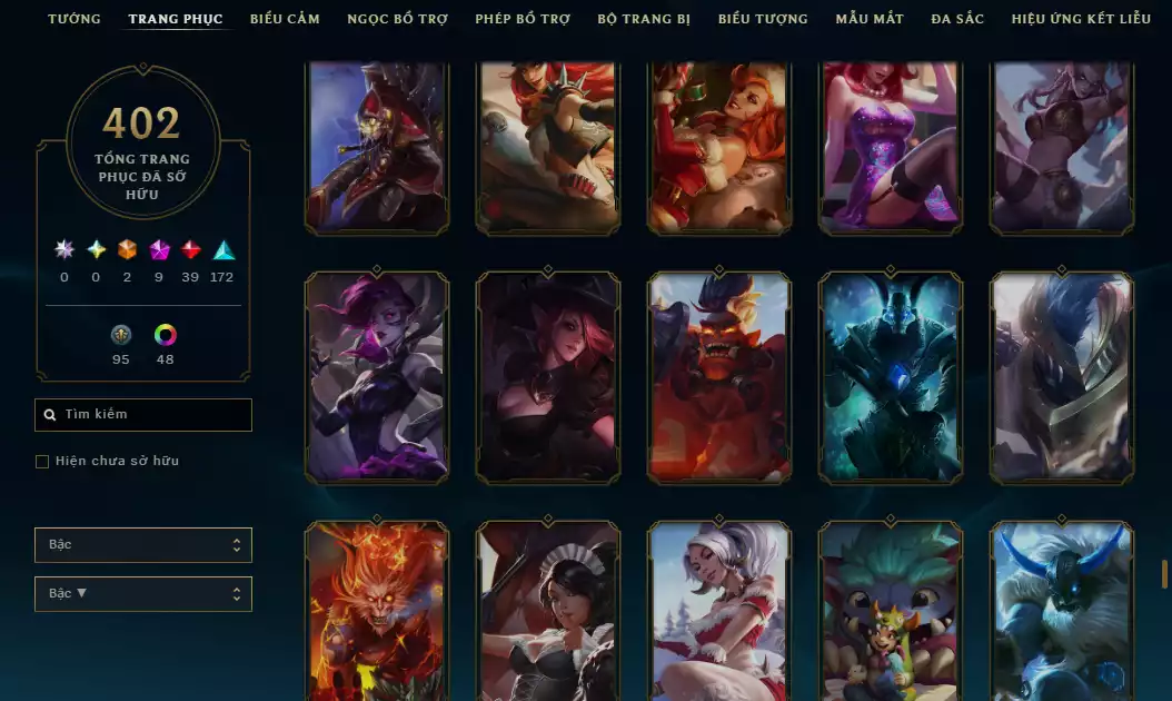 Ảnh ( Khách Đã Góp )( 4 Hàng Hiệu - 540 Mảnh Kỉ Vật Kho Báu )Main ADC ☄️ 515k Thông Thạo Kaisa - ( Skin Cổ Riven QQ 2012 - Riot Nasus k9..)