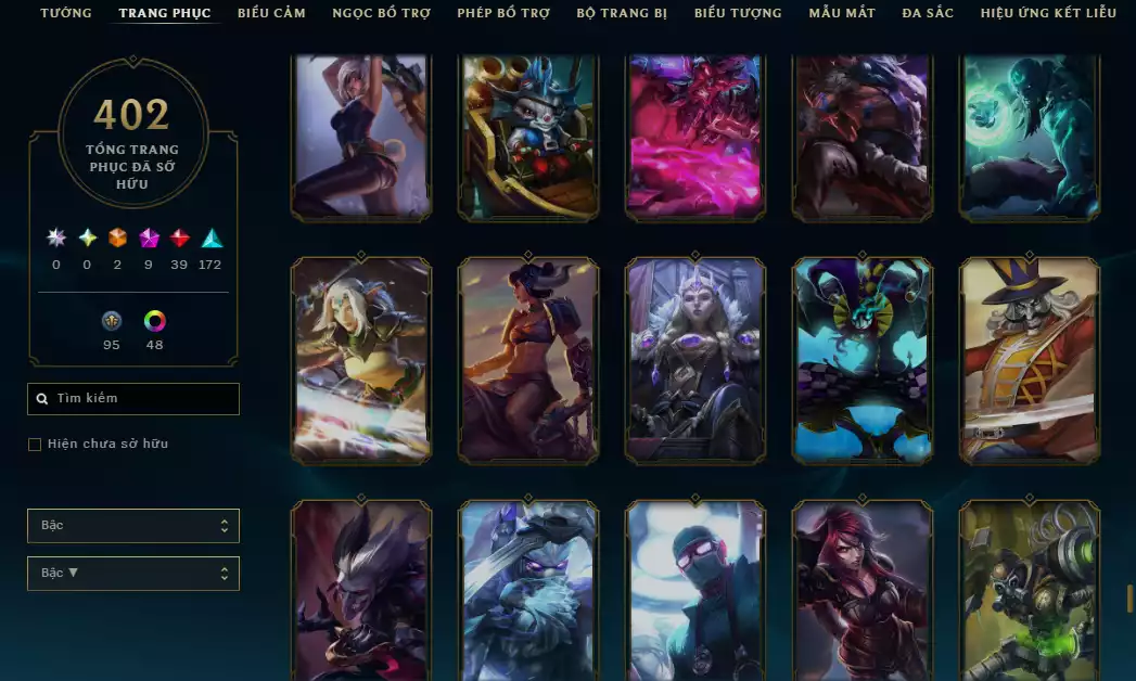 Ảnh ( Khách Đã Góp )( 4 Hàng Hiệu - 540 Mảnh Kỉ Vật Kho Báu )Main ADC ☄️ 515k Thông Thạo Kaisa - ( Skin Cổ Riven QQ 2012 - Riot Nasus k9..)