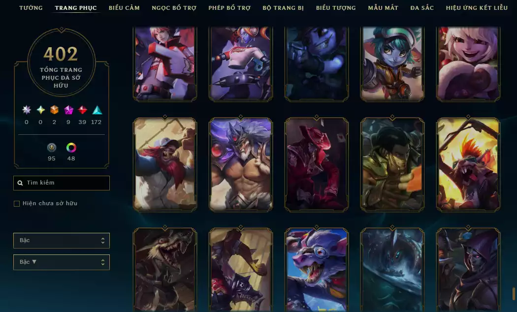 Ảnh ( Khách Đã Góp )( 4 Hàng Hiệu - 540 Mảnh Kỉ Vật Kho Báu )Main ADC ☄️ 515k Thông Thạo Kaisa - ( Skin Cổ Riven QQ 2012 - Riot Nasus k9..)