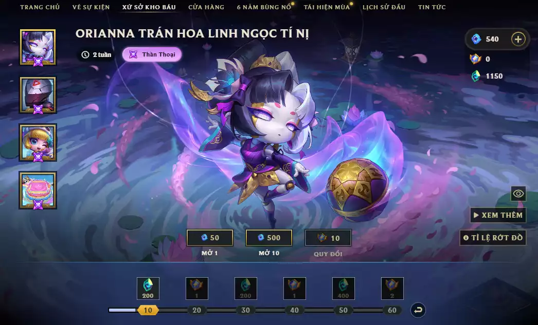 Ảnh ( Khách Đã Góp )( 4 Hàng Hiệu - 540 Mảnh Kỉ Vật Kho Báu )Main ADC ☄️ 515k Thông Thạo Kaisa - ( Skin Cổ Riven QQ 2012 - Riot Nasus k9..)