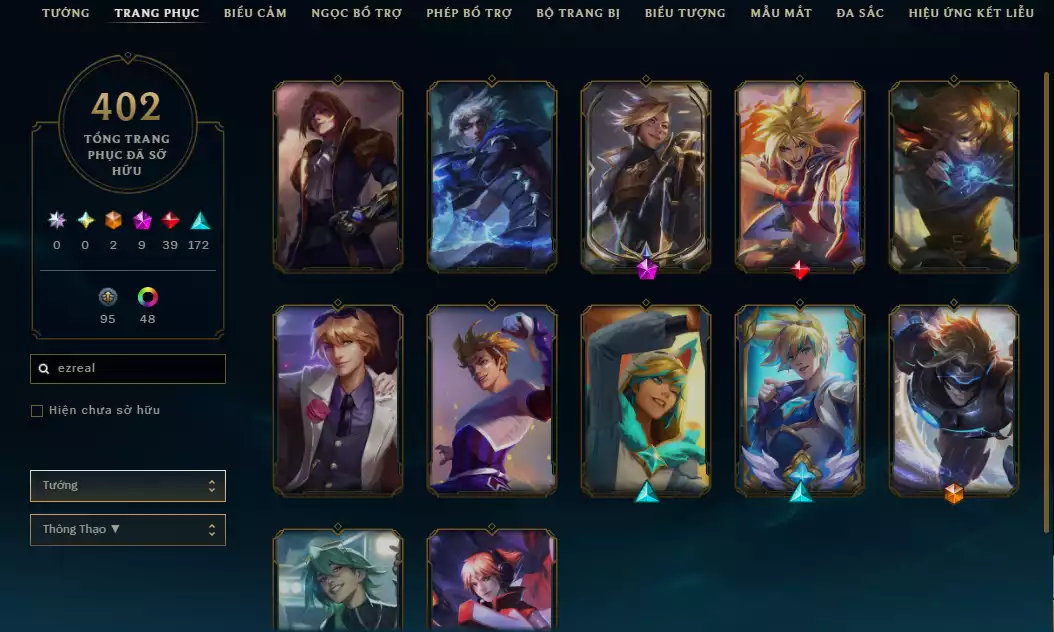 Ảnh ( Khách Đã Góp )( 4 Hàng Hiệu - 540 Mảnh Kỉ Vật Kho Báu )Main ADC ☄️ 515k Thông Thạo Kaisa - ( Skin Cổ Riven QQ 2012 - Riot Nasus k9..)