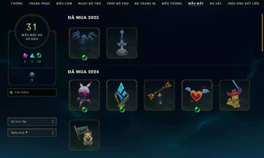 Ảnh Arcane Catlyn HH - Katarina HH - Sett HH - Khung Noxus - Nhiều Trang Phục Đẹp Mắt LeeSin 780K Thông Thạo