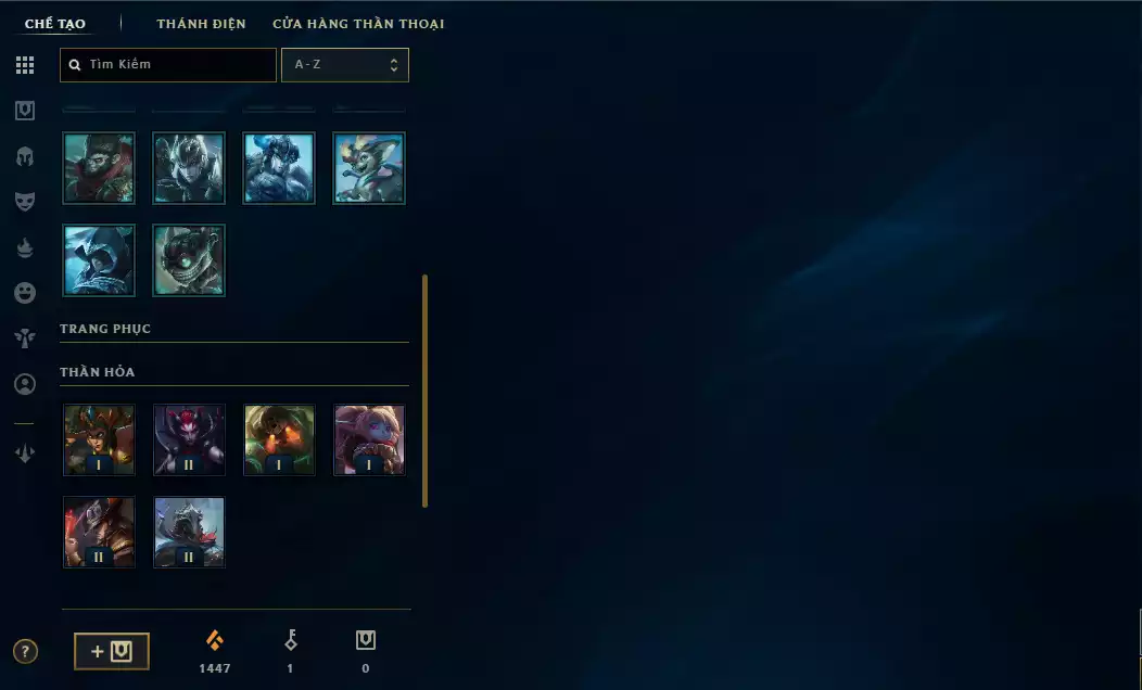 Ảnh Arcane Catlyn HH - Katarina HH - Sett HH - Khung Noxus - Nhiều Trang Phục Đẹp Mắt LeeSin 780K Thông Thạo