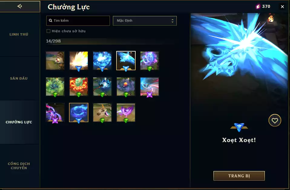 Ảnh Lux - Gwen - Seraphine - Ahri Tí Nị - 4 Huy Chương - Nhiều pet khác + Chưởng Lực Sàn
