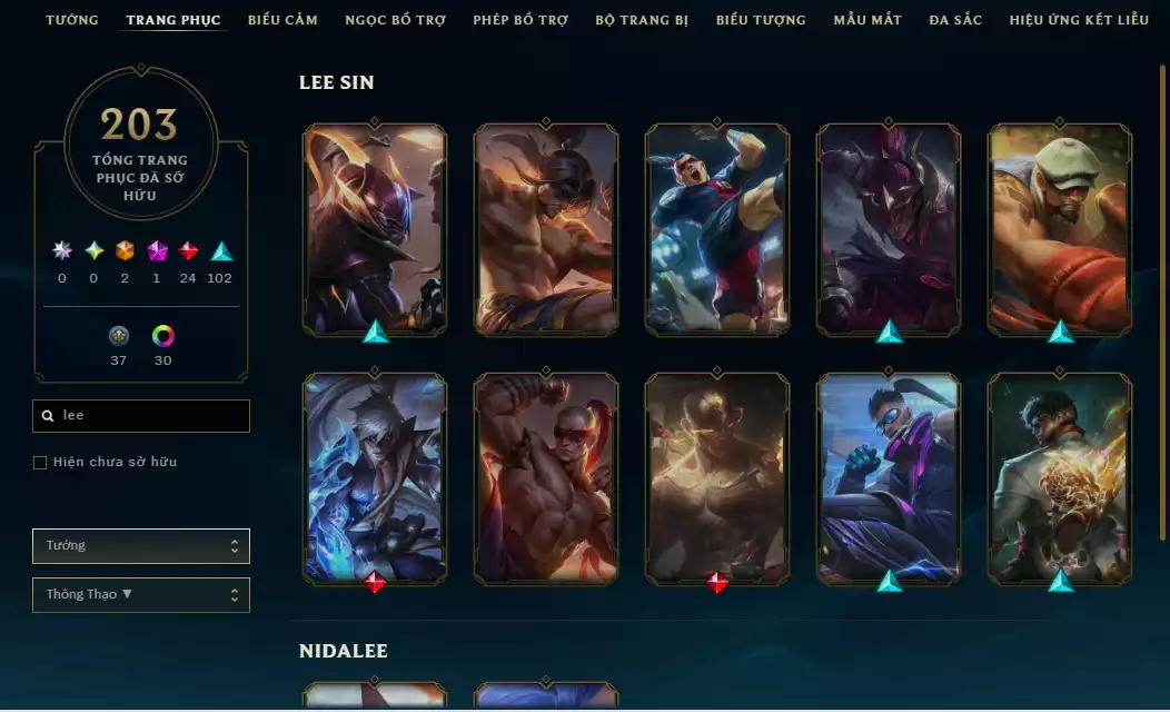 Ảnh TFT ComBo Ezreal Tí Nị Tím + Chưởng Lực - Đa Sắc Đẹp - Main LeeSin Nhiều Trang Phục