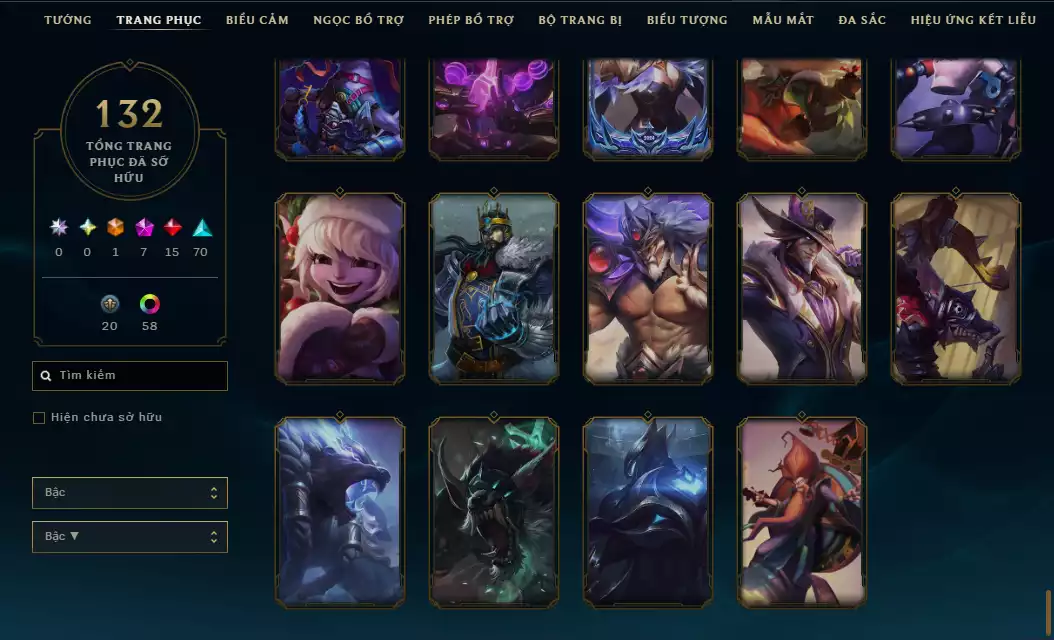 Ảnh ( 5 Hàng Hiệu Ekko - Kaisa - qiyana - soraka - everlyn  ) Nhiều Trang Phục Đẹp Khác + TFT Pet Tím Sona Cổ Cầm Tí Nị