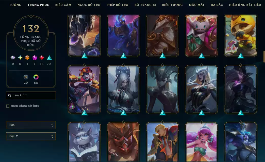 Ảnh ( 5 Hàng Hiệu Ekko - Kaisa - qiyana - soraka - everlyn  ) Nhiều Trang Phục Đẹp Khác + TFT Pet Tím Sona Cổ Cầm Tí Nị