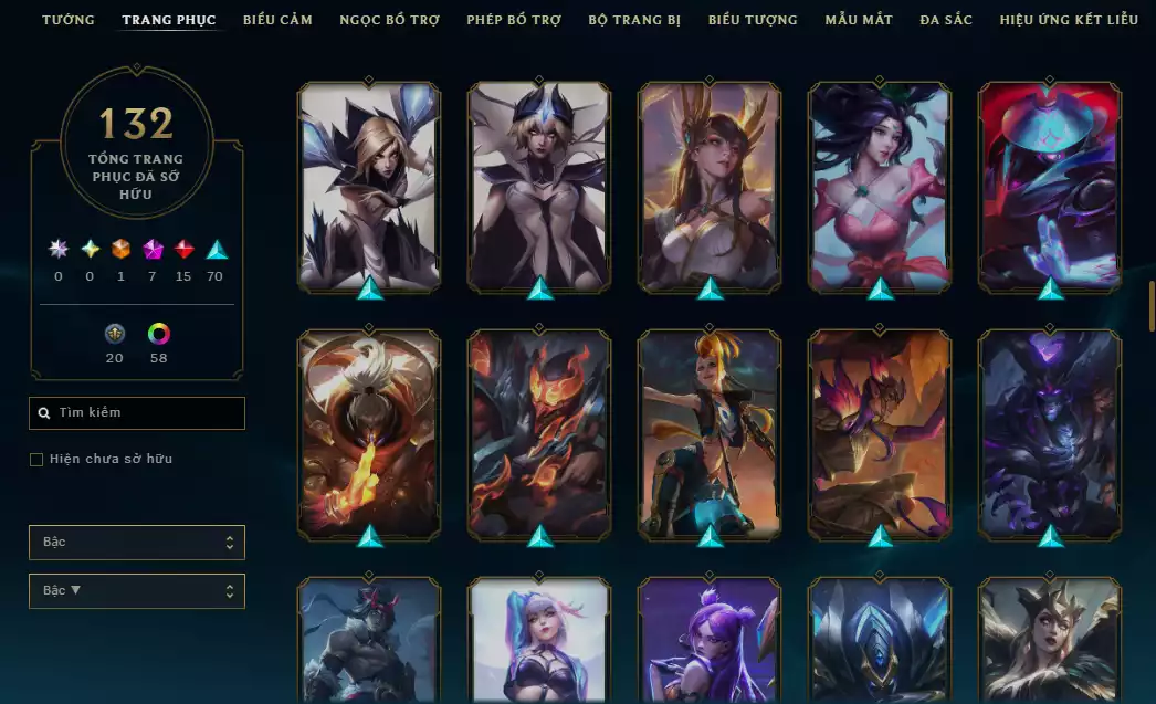 Ảnh ( 5 Hàng Hiệu Ekko - Kaisa - qiyana - soraka - everlyn  ) Nhiều Trang Phục Đẹp Khác + TFT Pet Tím Sona Cổ Cầm Tí Nị