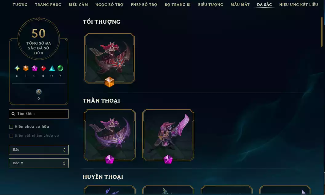 Ảnh Main Top - Nhiều Skin Mới Ra Mắt - (4 Hàng Hiệu - Yone , Miss4tun , K`Sante,Zed - Ahri Suối Nước Nóng - Biểu Tượng/ Biểu Cảm ( Đại Cao Thủ , Cao Thủ , Cao Thủ DTCl ) - TFT AKali Tím + Ashe Tí Nị Thường