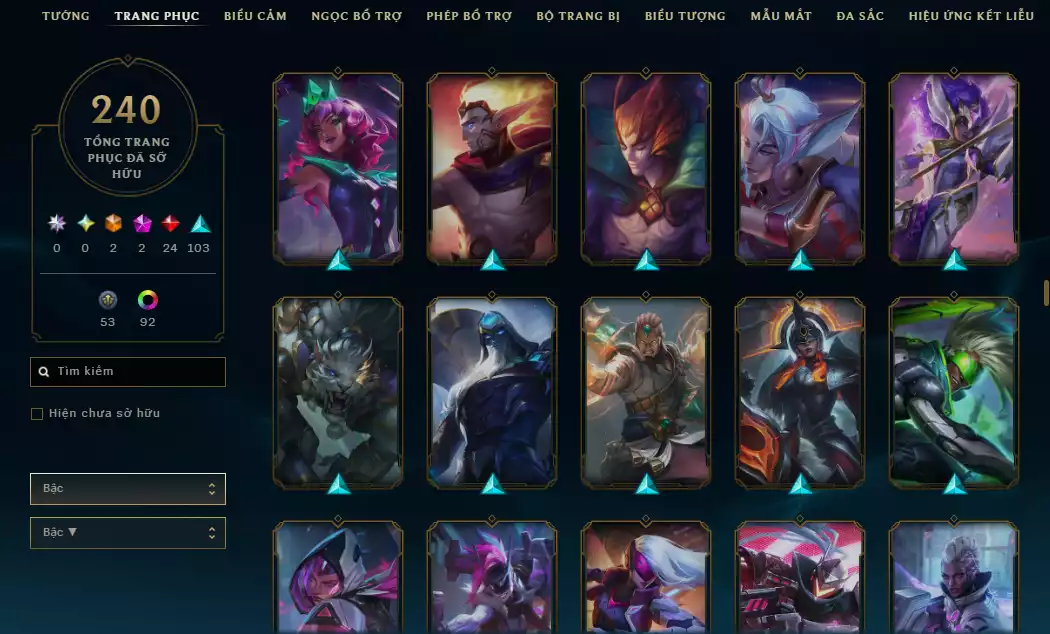 Ảnh Main Mid Leblanc + 9 trang phục - Nhiều Trang phục Đẹp mắt - Rank Elo Cao