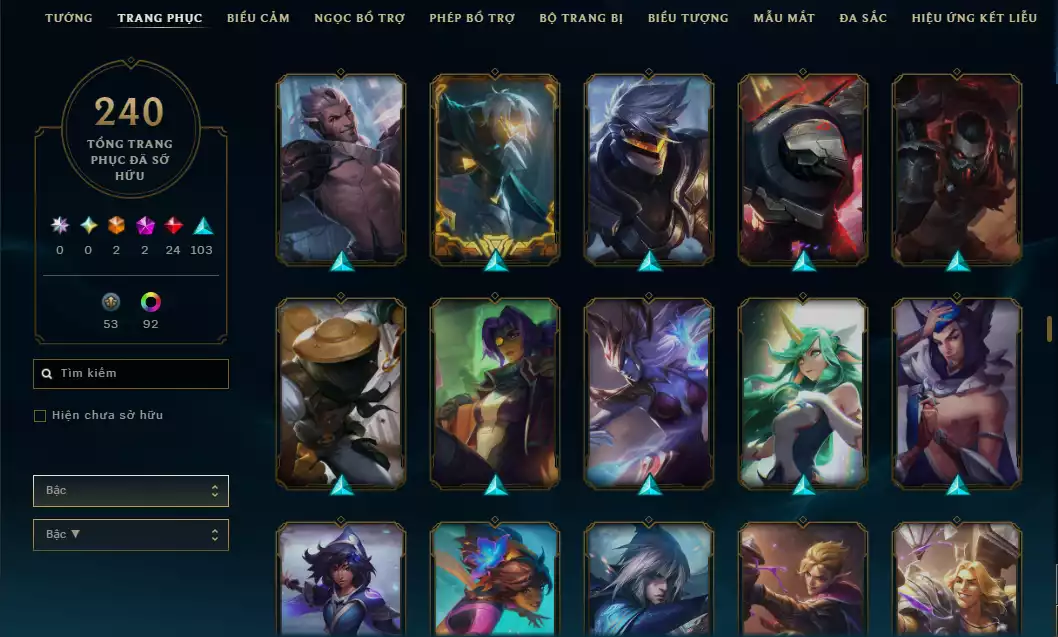 Ảnh Main Mid Leblanc + 9 trang phục - Nhiều Trang phục Đẹp mắt - Rank Elo Cao