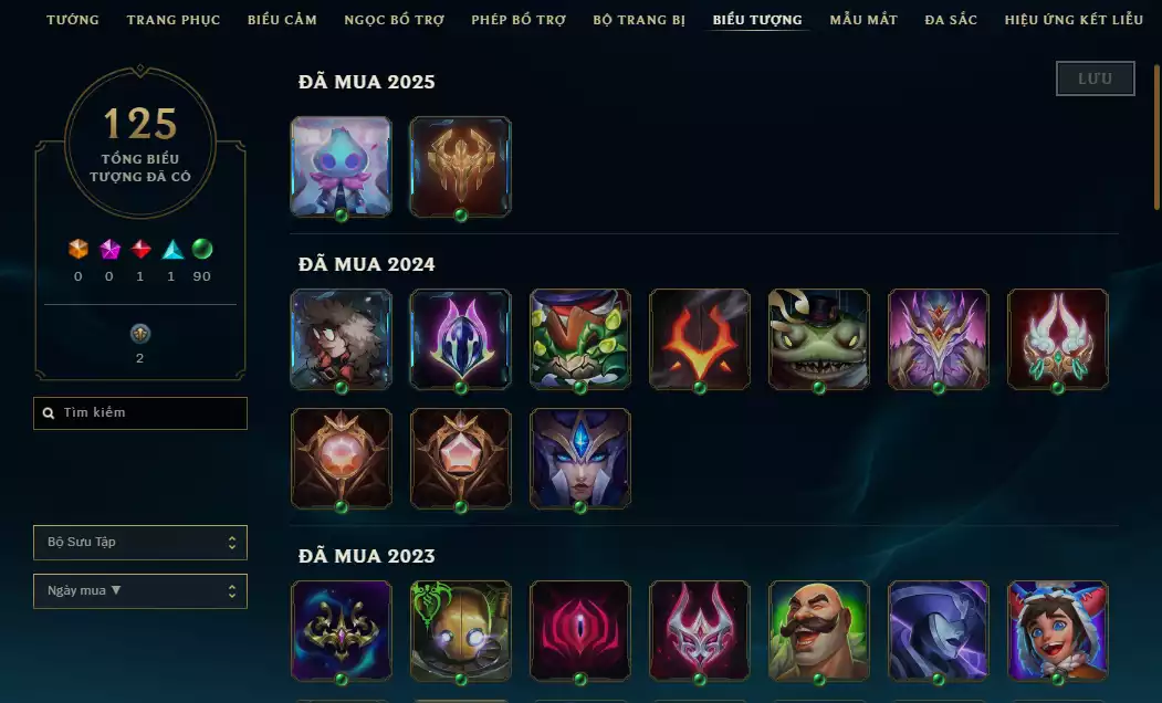 Ảnh Acc Unrank - Main Top - Nhiều Trang Phục Top - TFT YaSuo Long Kiếm Tí Nị Tím 💜